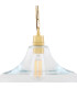 Clifton Dome Pendant Satin Brass-2