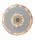 Clifton Dome Pendant Satin Brass-3