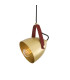 Southwark Pendant Satin Brass Red Strap-1