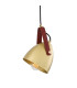 Southwark Pendant Satin Brass Red Strap-3