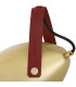 Southwark Pendant Satin Brass Red Strap-5