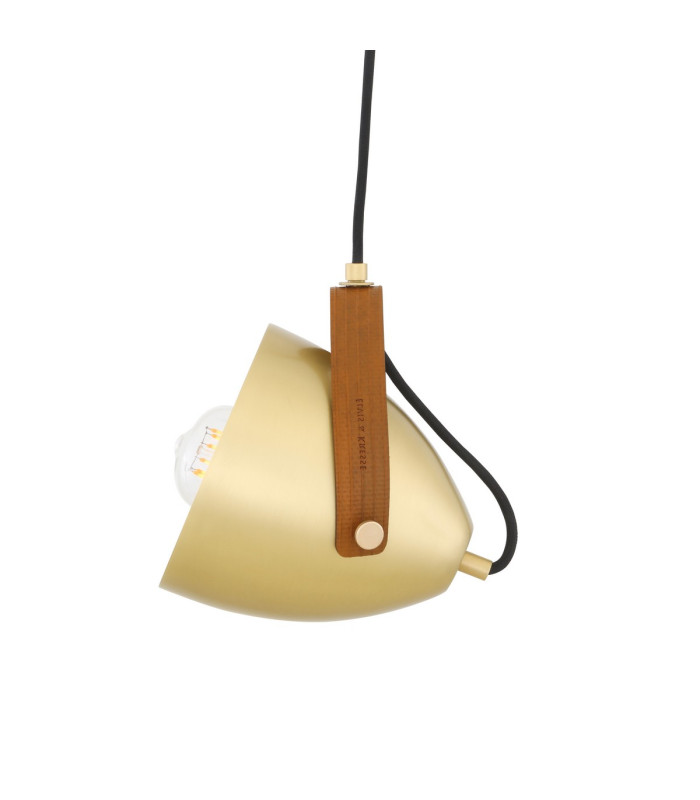 Southwark Pendant Satin Brass Yellow Strap-3