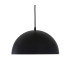 Avon 30cm Dome Pendant Matt Black Satin Brass Inner-2