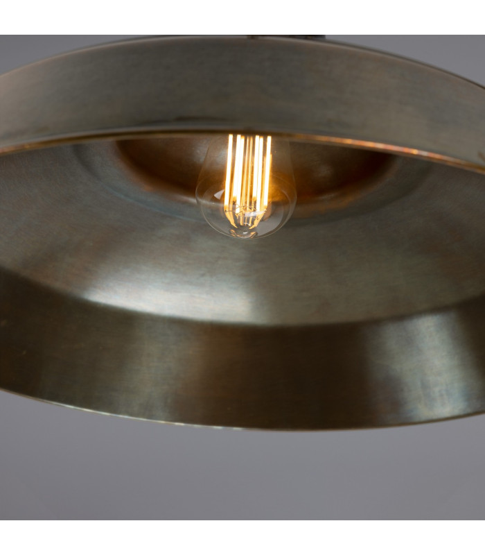 Matlock Dome Pendant Antique Brass-4