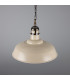 Matlock Dome Pendant Antique Brass Vanilla Cream-2
