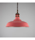 Matlock Dome Pendant Antique Brass Antique Pink-1