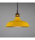 Matlock Dome Pendant Antique Brass Honey Yellow-1
