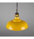 Matlock Dome Pendant Antique Brass Honey Yellow-2