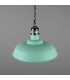 Matlock Dome Pendant Antique Brass Mint Turquoise-2