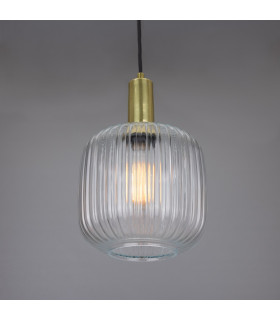Nahla Pendant Polished Brass-2