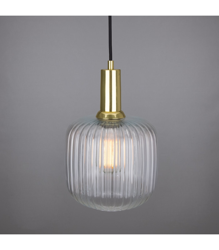 Nahla Pendant Polished Brass-3