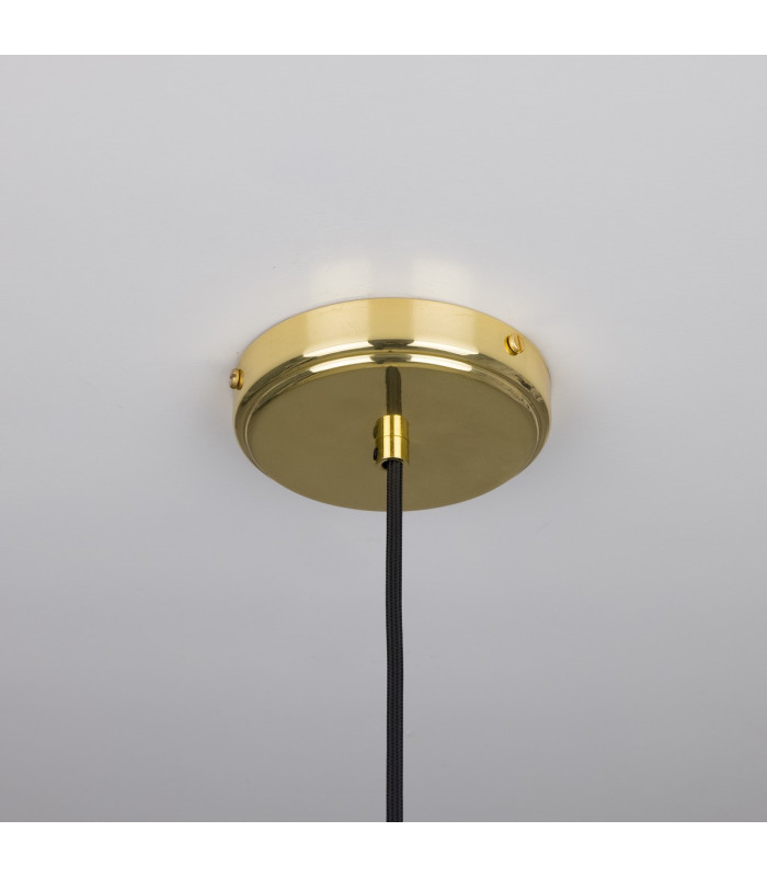 Nahla Pendant Polished Brass-4