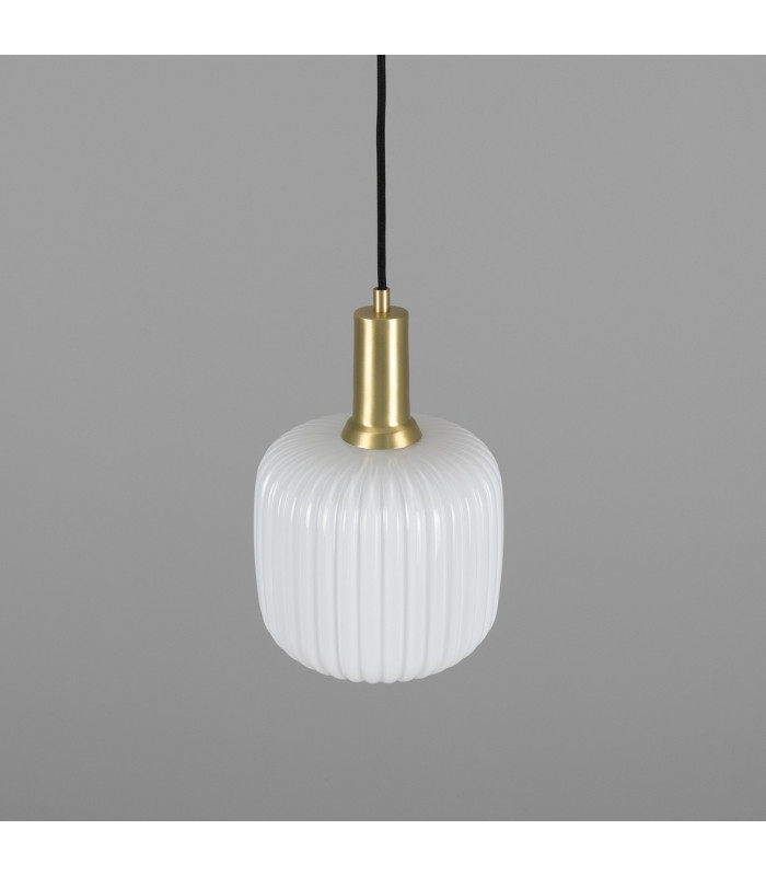 Nahla Pendant Satin Brass Opal-4
