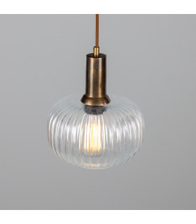 Nehir Dome Pendant Antique Brass-2