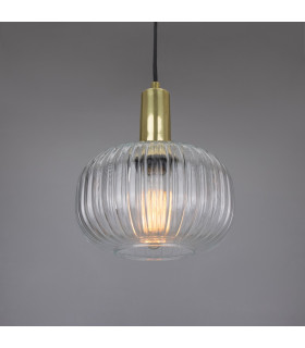Nehir Dome Pendant Polished Brass-2