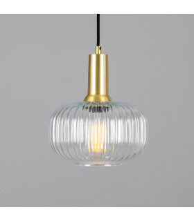 Nehir Dome Pendant Satin Brass-1
