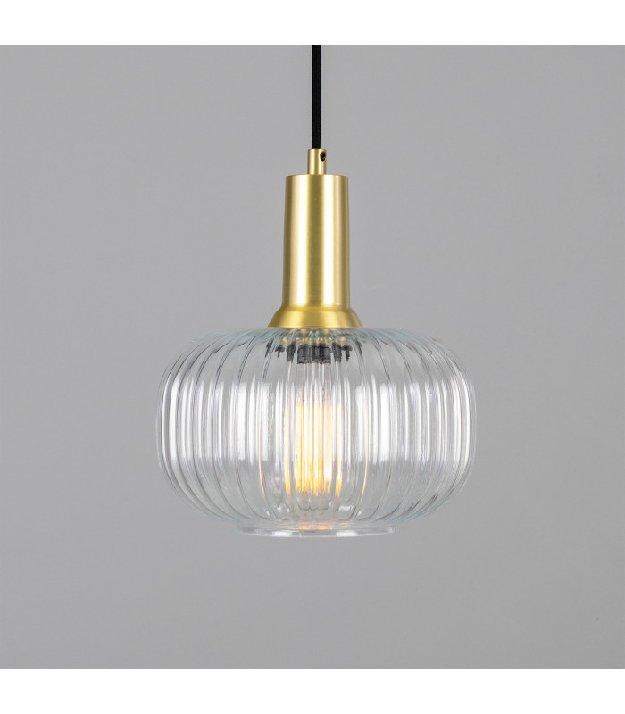 Nehir Dome Pendant Satin Brass-1