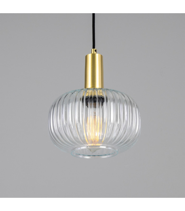 Nehir Dome Pendant Satin Brass-3