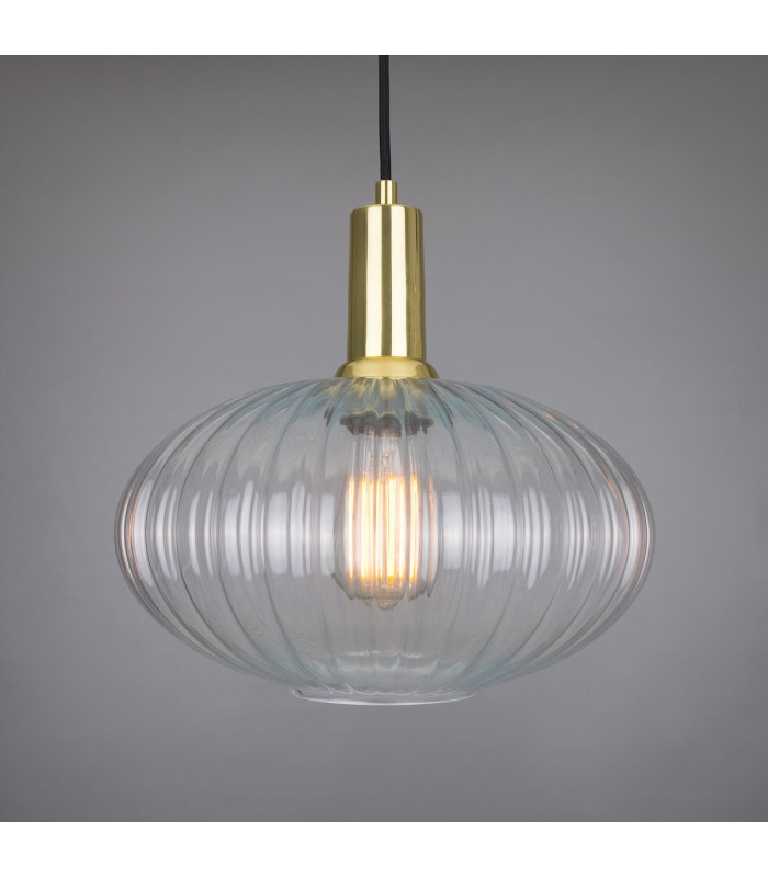 Neith Dome Pendant Polished Brass-1