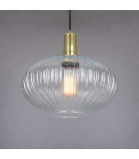 Neith Dome Pendant Polished Brass-2