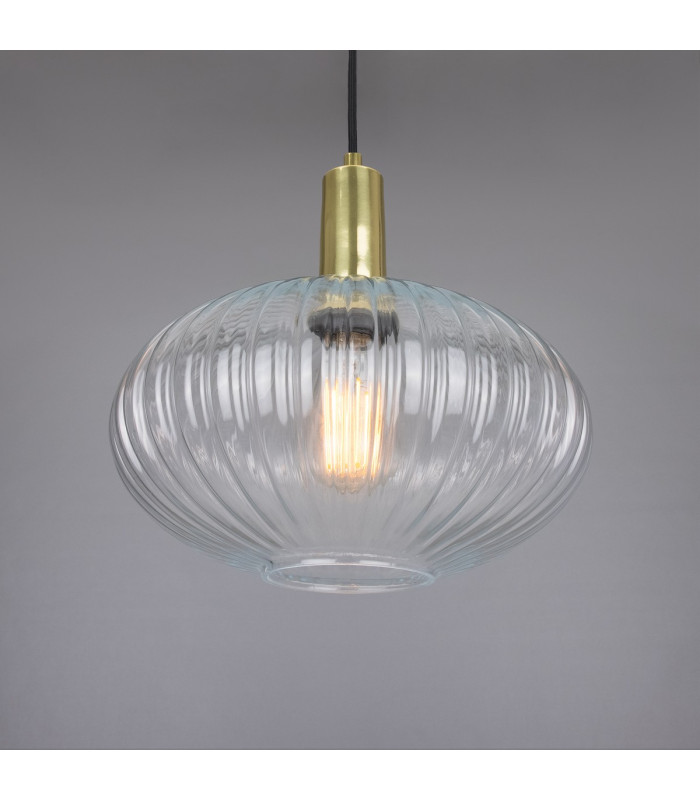 Neith Dome Pendant Polished Brass-2