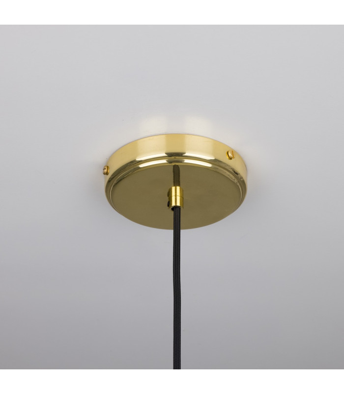 Neith Dome Pendant Polished Brass-4
