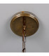 Ozark Dome Pendant Antique Brass-5