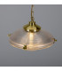 Ozark Dome Pendant Polished Brass-2
