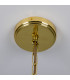 Ozark Dome Pendant Polished Brass-5