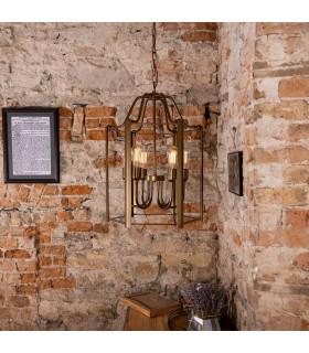 Portroe 6 Arm Lantern Bronze-2