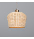 Manila Rattan Small Dome Pendant Antique Brass-1