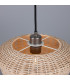 Manila Rattan Large Dome Pendant Antique Silver-4