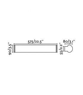 Bathroom LED Wall Lamp 18W 2700K IP44 - 2