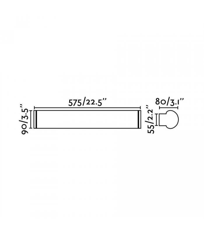 Bathroom LED Wall Lamp 18W 2700K IP44 - 2
