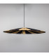 Vernon Raffia Dome Pendant Polished Brass-3