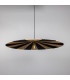 Vernon Raffia Dome Pendant Polished Brass-4