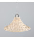 Savannah Rattan Large Dome Pendant Antique Silver-2