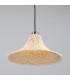 Savannah Rattan Large Dome Pendant Antique Silver-3