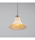 Savannah Rattan Small Dome Pendant Antique Brass-3