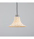 Savannah Rattan Small Dome Pendant Antique Silver-1