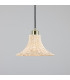 Savannah Rattan Small Dome Pendant Polished Brass-1
