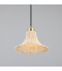 Savannah Rattan Small Dome Pendant Satin Brass-3