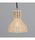 Malta Rattan Dome Pendant Antique Silver-2