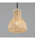 Malta Rattan Dome Pendant Satin Brass-3