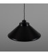Rio Coloured Dome Pendant Light Antique Brass Matte Black-3