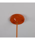 Cairo Coloured Pendant Light Polished Brass Orange-5