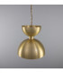Dallas Dome Pendant Satin Brass-2