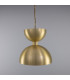 Dallas Dome Pendant Satin Brass-3