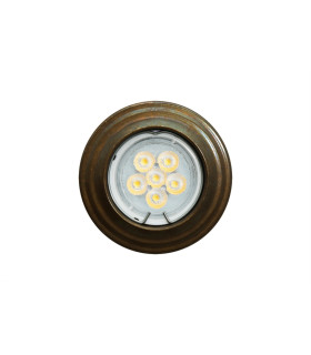 Lefkosia Antique Recessed Spotlight Antique Brass