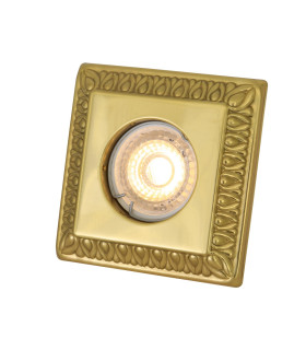 Vaduz Decorative Recessed Spot Light Satin Brass